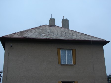 Renovace eternitové střechy, Skuteč