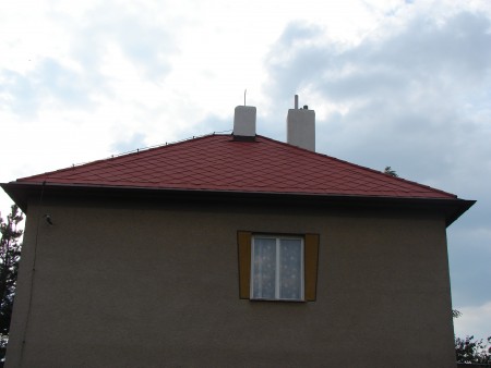 Renovace eternitové střechy, Skuteč