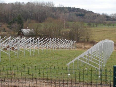 Výstavba solární elektrárny, Skuteč (In-Gate)
